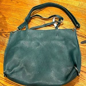 Free people large green bag with insert